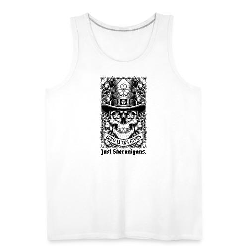 Salty Shamrock Skull T-Shirt - Men's Premium Tank