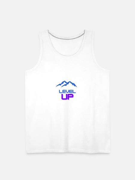 Level up - Men's Premium Tank - white