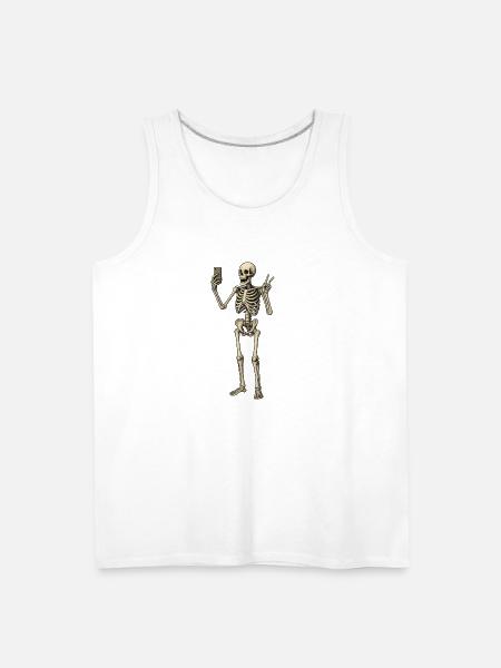 selfie - Men's Premium Tank - white