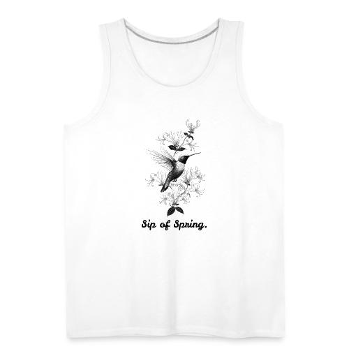 Hummingbird T-Shirt, Honeysuckle Vine - Men's Premium Tank