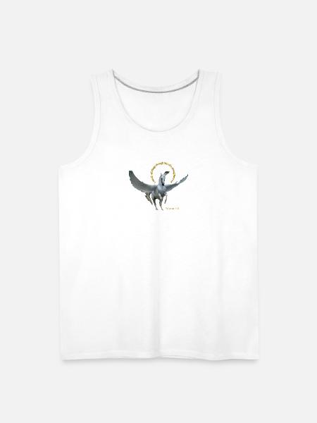 Pegasus - Men's Premium Tank - white