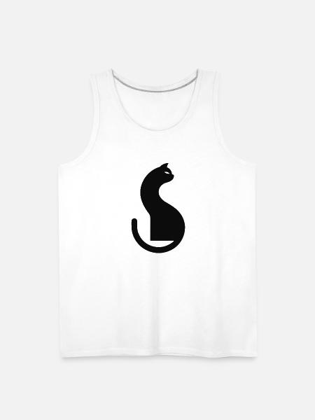 Quadratic Purrfection - Men's Premium Tank - white