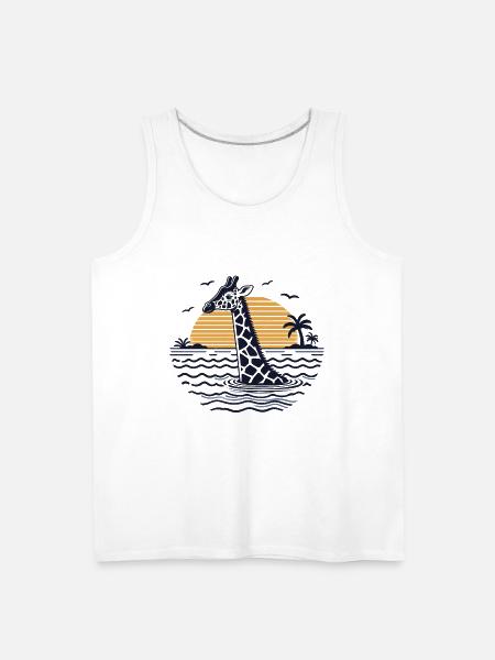 Relative Shallowness - Men's Premium Tank - white