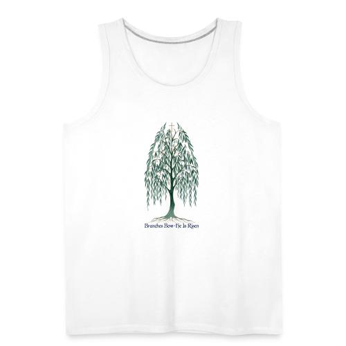 Easter Branches Bow Willow T Shirt, Easter Gift - Men's Premium Tank