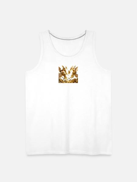 Golden Windfall Angels - Men's Premium Tank - white