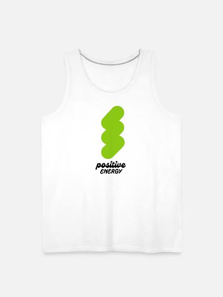 Positive Energy Neon Splash - Men's Premium Tank - white