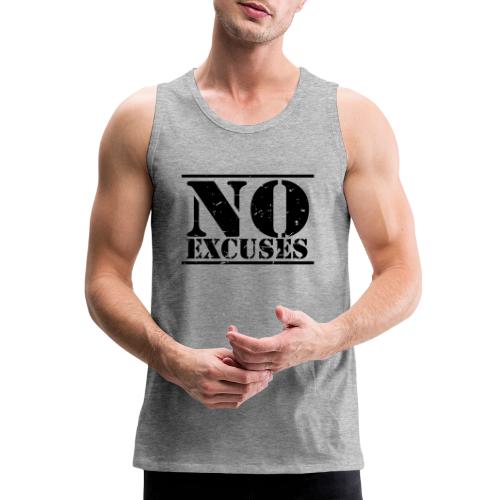 No Excuses training - Men's Premium Tank