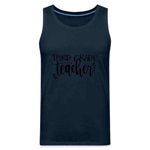 Third Grade Teacher T-Shirts - Men's Premium Tank
