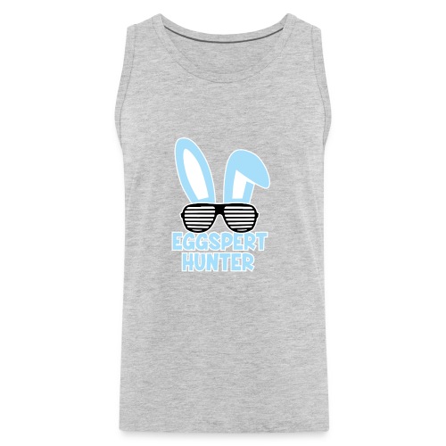 Eggspert Hunter Easter Bunny with Sunglasses - Men's Premium Tank