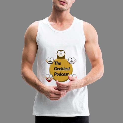 The Geekiest Podcast Logo - Men's Premium Tank