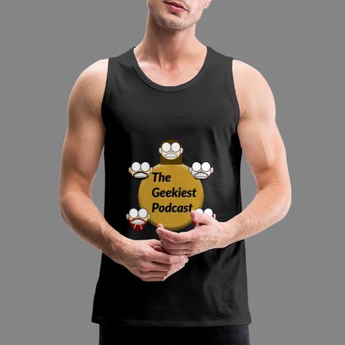 The Geekiest Podcast Logo - Men's Premium Tank