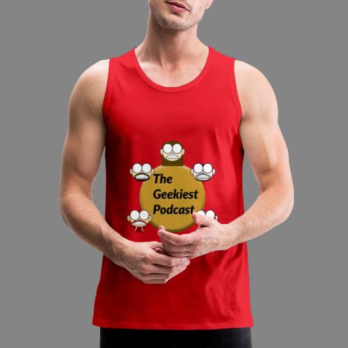 The Geekiest Podcast Logo - Men's Premium Tank
