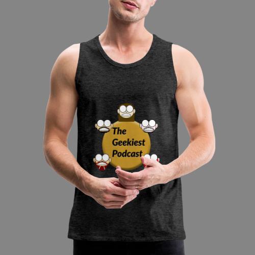 The Geekiest Podcast Logo - Men's Premium Tank