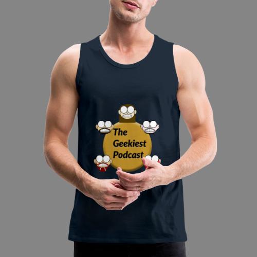 The Geekiest Podcast Logo - Men's Premium Tank