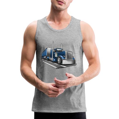 Big Rig Semi Truck American Truck - Men's Premium Tank