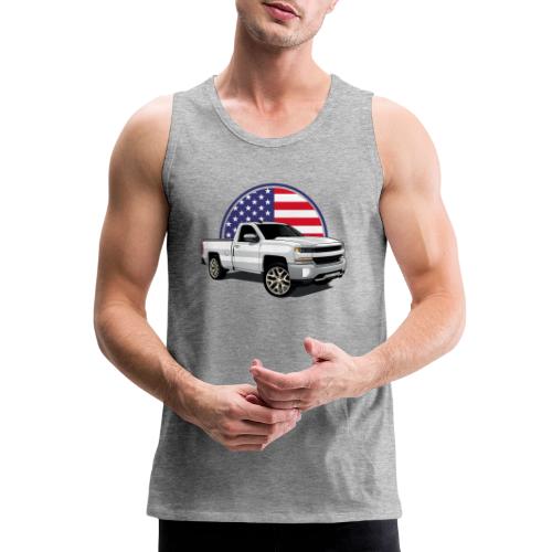 Silverado 4x4 Off Road Truck USA - Men's Premium Tank