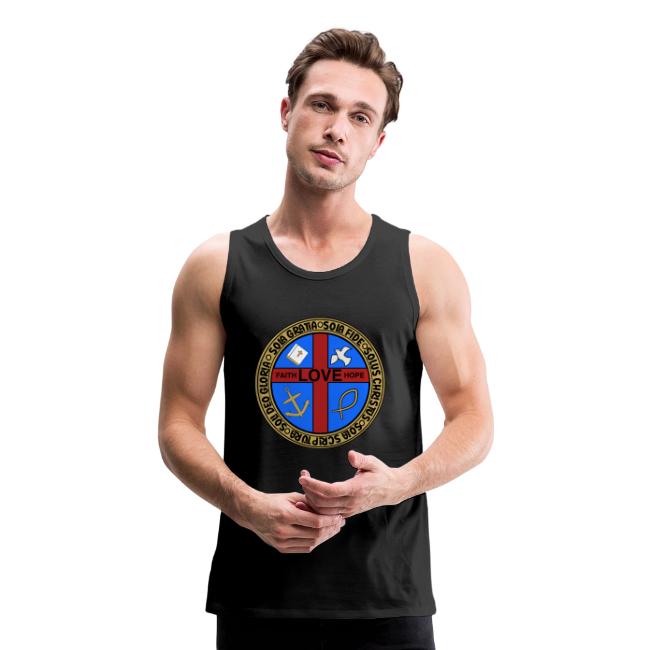 Five Solas Faith Hope Love Shirt–Christian Symbols
