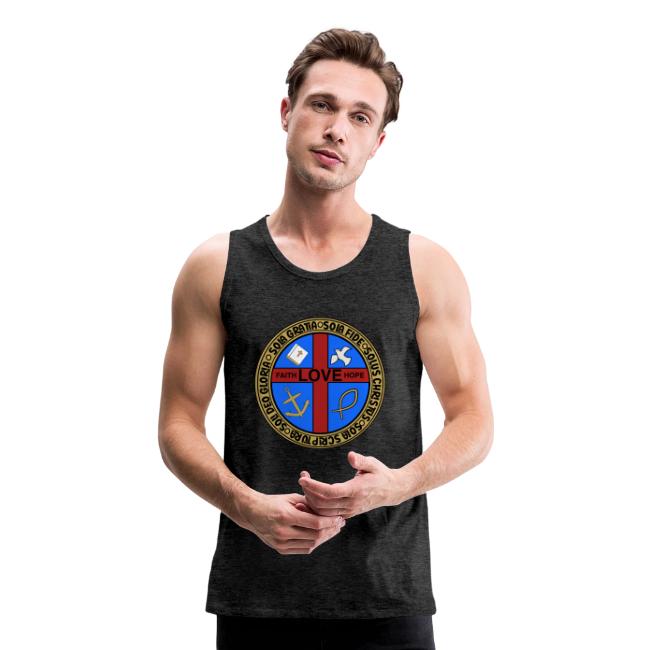 Five Solas Faith Hope Love Shirt–Christian Symbols