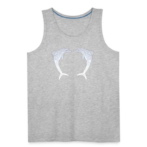 Two dolphins - Men's Premium Tank