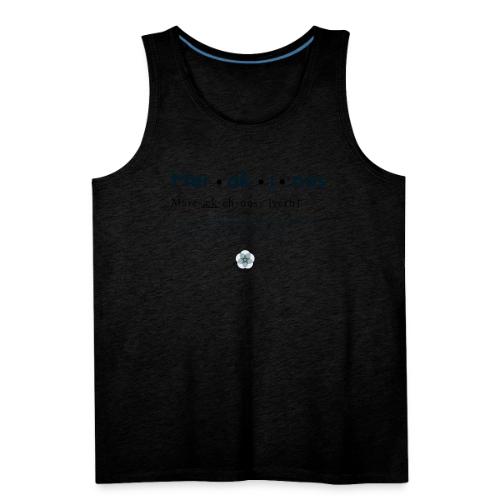 Merakinos definition with logo - Men's Premium Tank