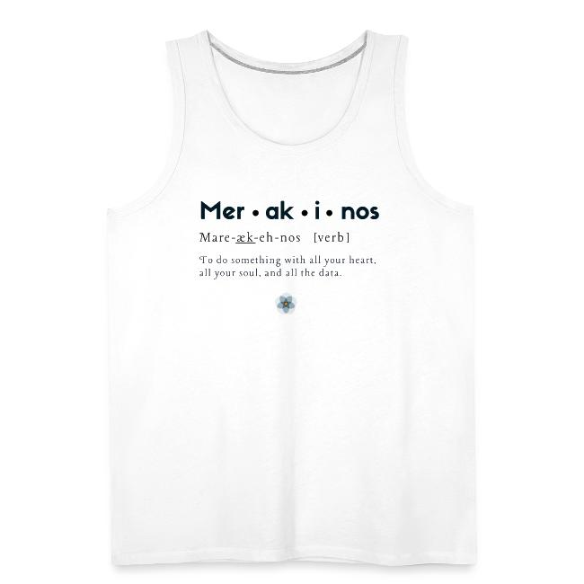 Merakinos definition with logo
