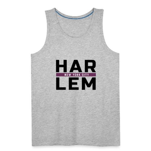 Harlem Stacked Lettering - Men's Premium Tank
