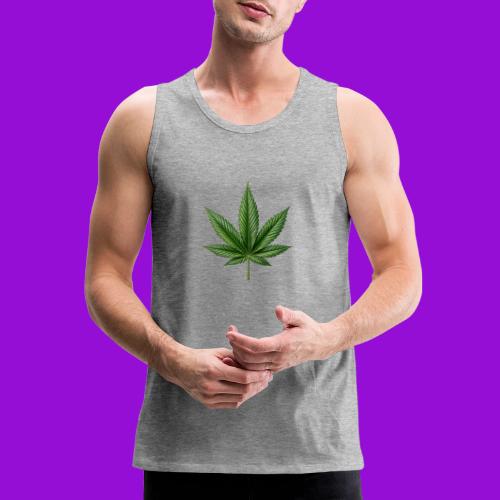 Cannabis Leaf - Men's Premium Tank