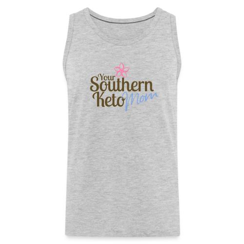 Southern Keto Mom - Brown, Blue, Pink - Men's Premium Tank