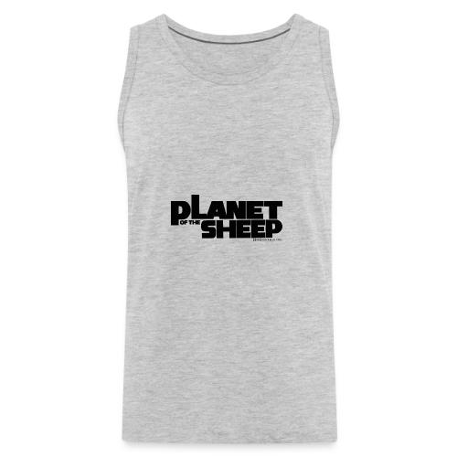 Planet of the Sheep Blk - Men's Premium Tank