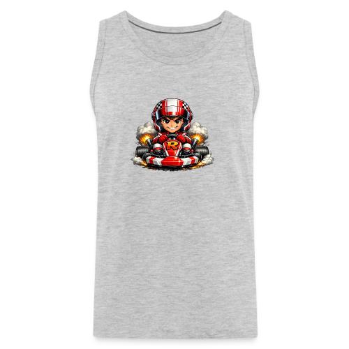 Carcadelogoracerfront - Men's Premium Tank