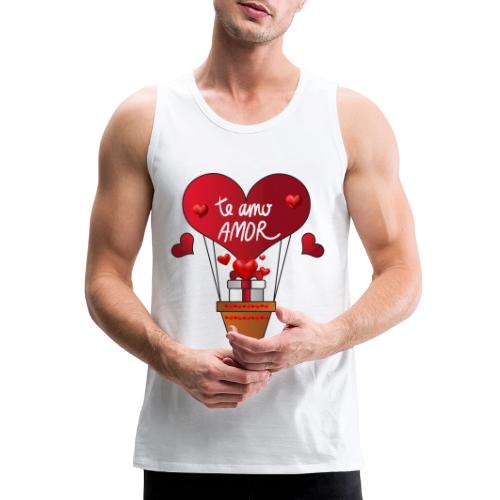 Fashion Valentine's Day Hearts, Gifts February 14 - Men's Premium Tank