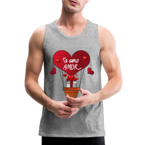Fashion Valentine's Day Hearts, Gifts February 14 - Men's Premium Tank