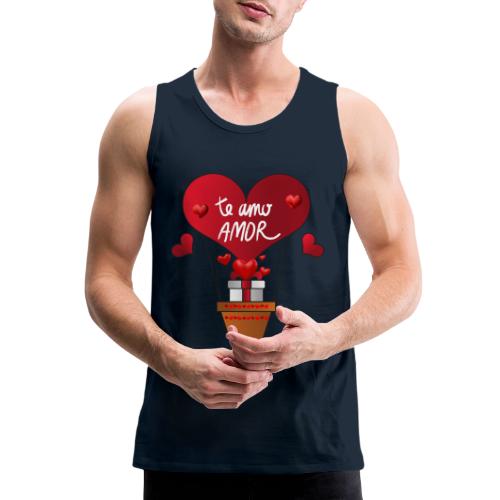Fashion Valentine's Day Hearts, Gifts February 14 - Men's Premium Tank