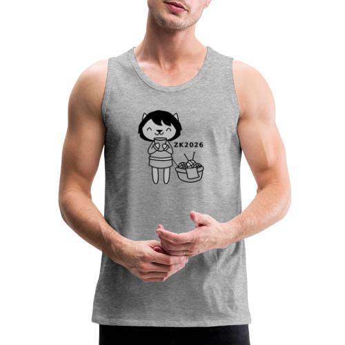 ZK2026 Cozy Cuppa front only - Men's Premium Tank