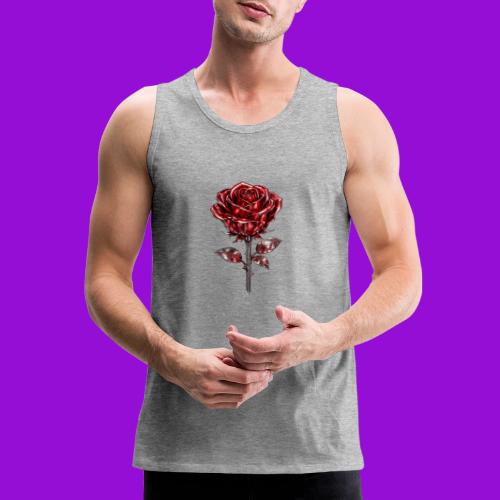2 Set - Silver and Gold Roses - Men's Premium Tank