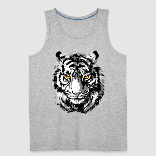 Tiger Head - Tiger Artwork - Wildlife Big Cats - Men's Premium Tank