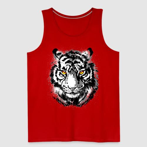 Tiger Head - Tiger Artwork - Wildlife Big Cats - Men's Premium Tank