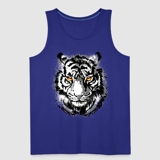 Tiger Head - Tiger Artwork - Wildlife Big Cats