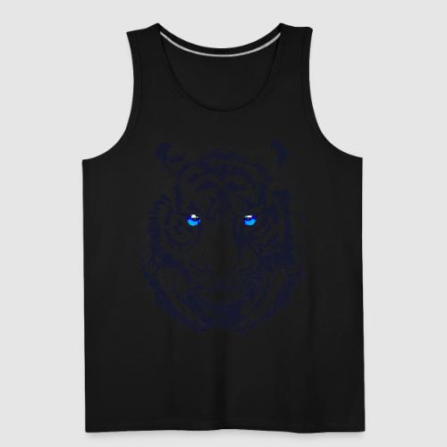 Tiger Head - Tiger Artwork - Wildlife Big Cats - Men's Premium Tank