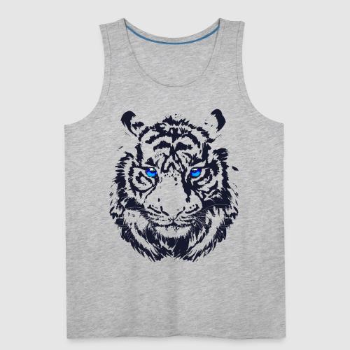 Tiger Head - Tiger Artwork - Wildlife Big Cats - Men's Premium Tank