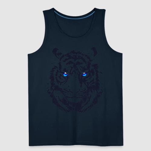 Tiger Head - Tiger Artwork - Wildlife Big Cats - Men's Premium Tank