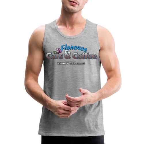 Florence Cars & Coffee Front Print - Men's Premium Tank