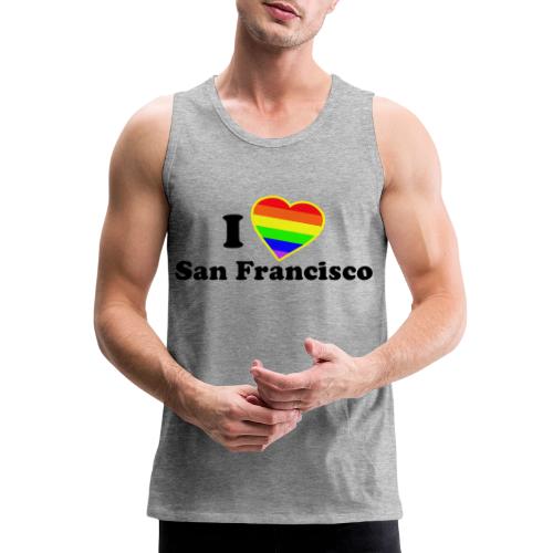 I Love San Francisco - Men's Premium Tank