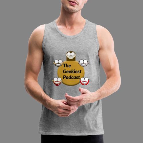 The Geekiest Podcast Logo - Men's Premium Tank