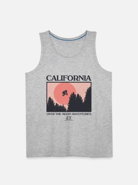 E.T. California Over The Moon Adventures - Men's Premium Tank - heather gray