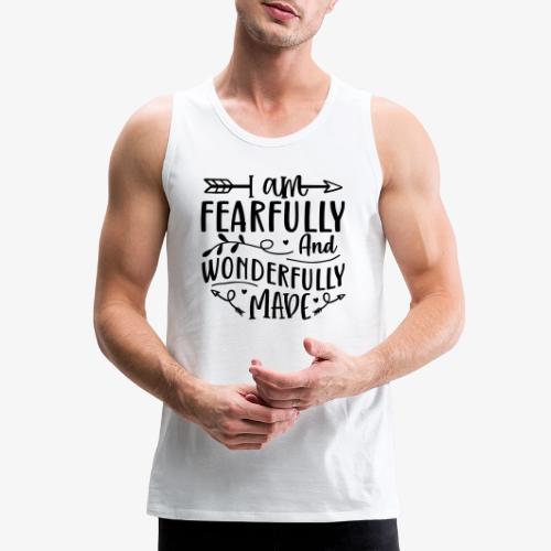 I Am Fearfully and Wonderfully Made Psalm - Men's Premium Tank