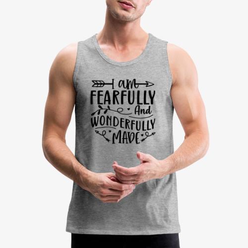 I Am Fearfully and Wonderfully Made Psalm - Men's Premium Tank