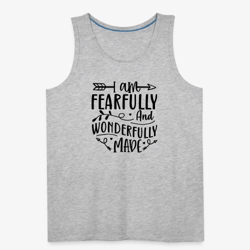 I Am Fearfully and Wonderfully Made Psalm - Men's Premium Tank
