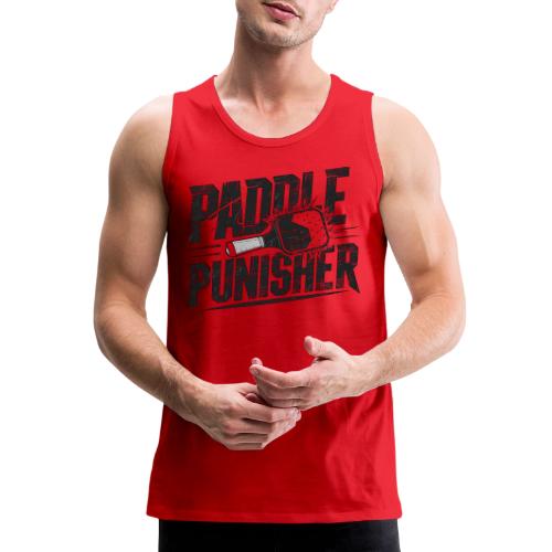 Funny Pickleball: Paddle Punisher Incoming - Men's Premium Tank