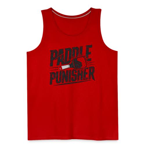 Funny Pickleball: Paddle Punisher Incoming - Men's Premium Tank